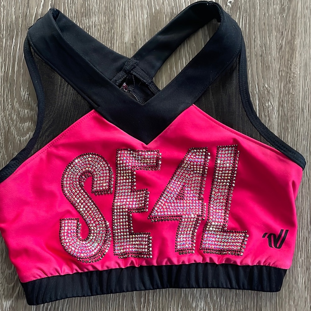 Cheer Extreme Senior Elite Bling Sport Bra - Small